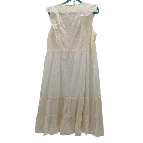 Matilda Jane Sleeveless Ivory Dress Women's Size XL - Picture 6 of 7
